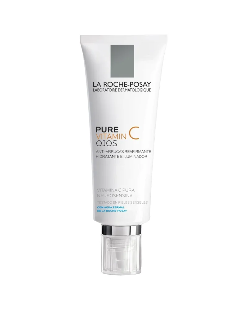 Envase de Pure Vitamin C Ojos sobre fondo blanco
