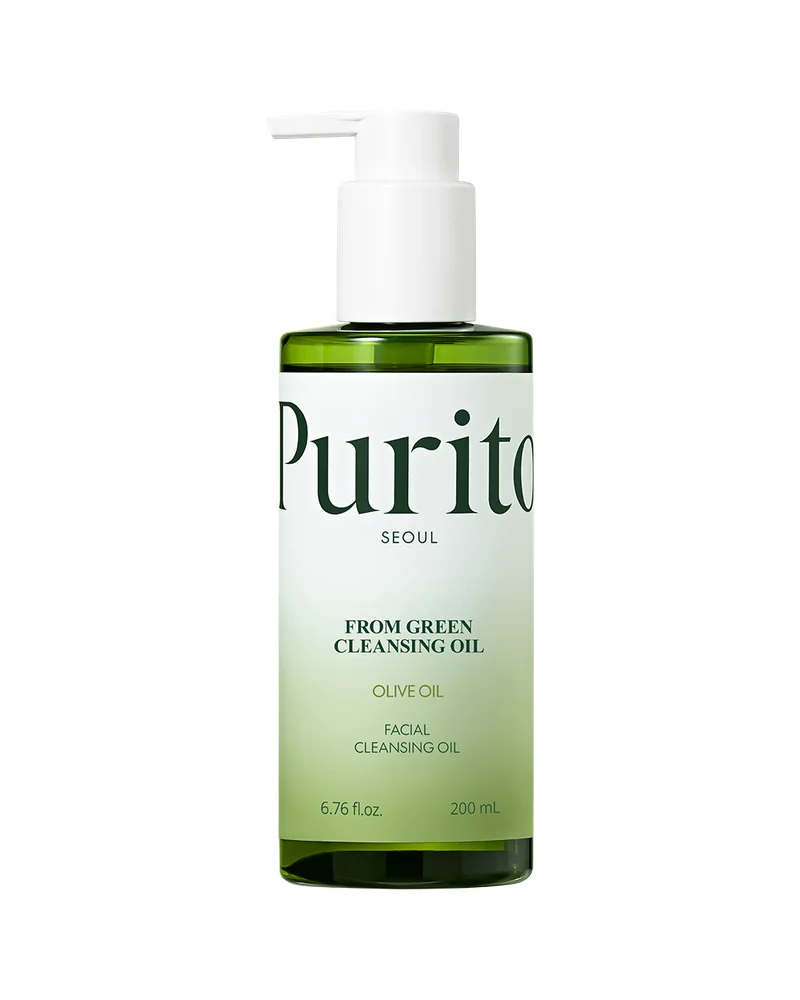 Envase de From Green Cleansing Oil sobre fondo blanco