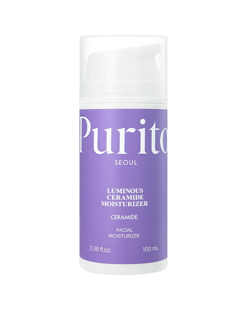 Envase de Luminous Ceramide Moisturizer sobre fondo blanco