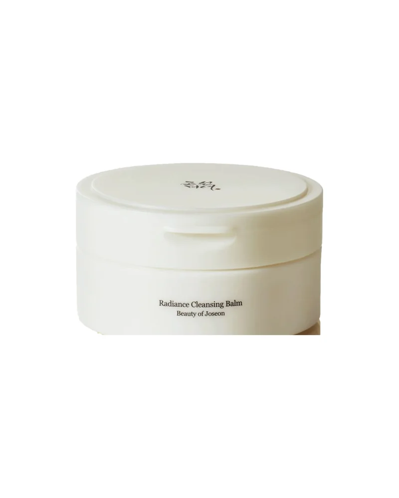 Envase de Radiance Cleansing Balm sobre fondo blanco