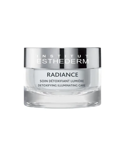 Tarro de Radiance Soin Détoxifiant Lumière sobre fondo blanco