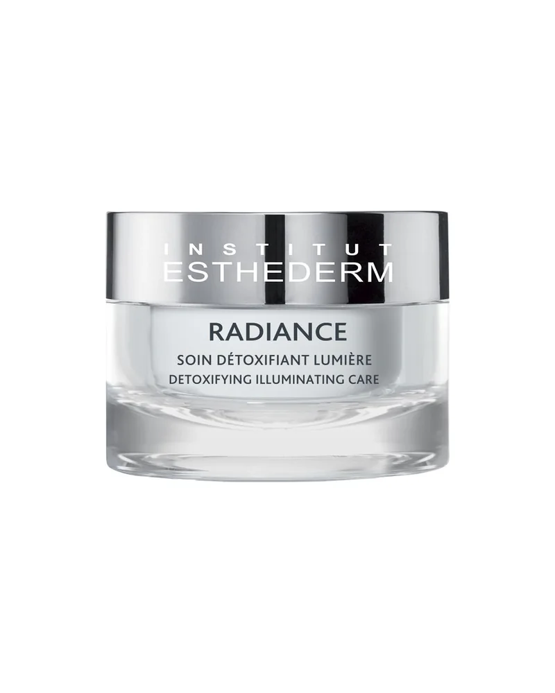 Tarro de Radiance Soin Détoxifiant Lumière sobre fondo blanco