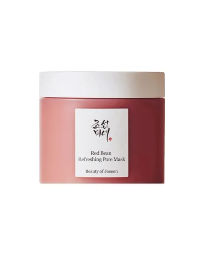 Envase de Red Bean Refreshing Pore Mask sobre fondo blanco
