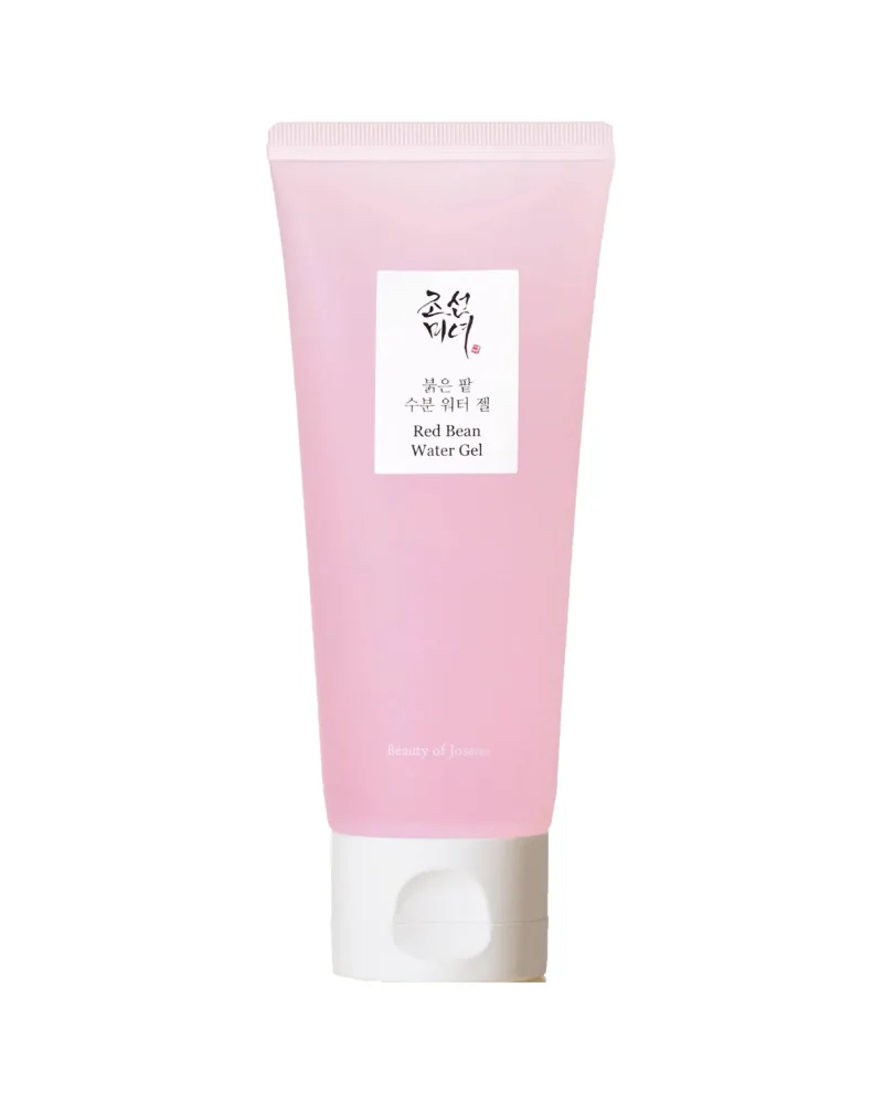 Envase de Red Bean Water Gel sobre fondo blanco