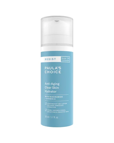 Envase de Resist Anti-Aging Clear Skin Hydrator sobre fondo blanco