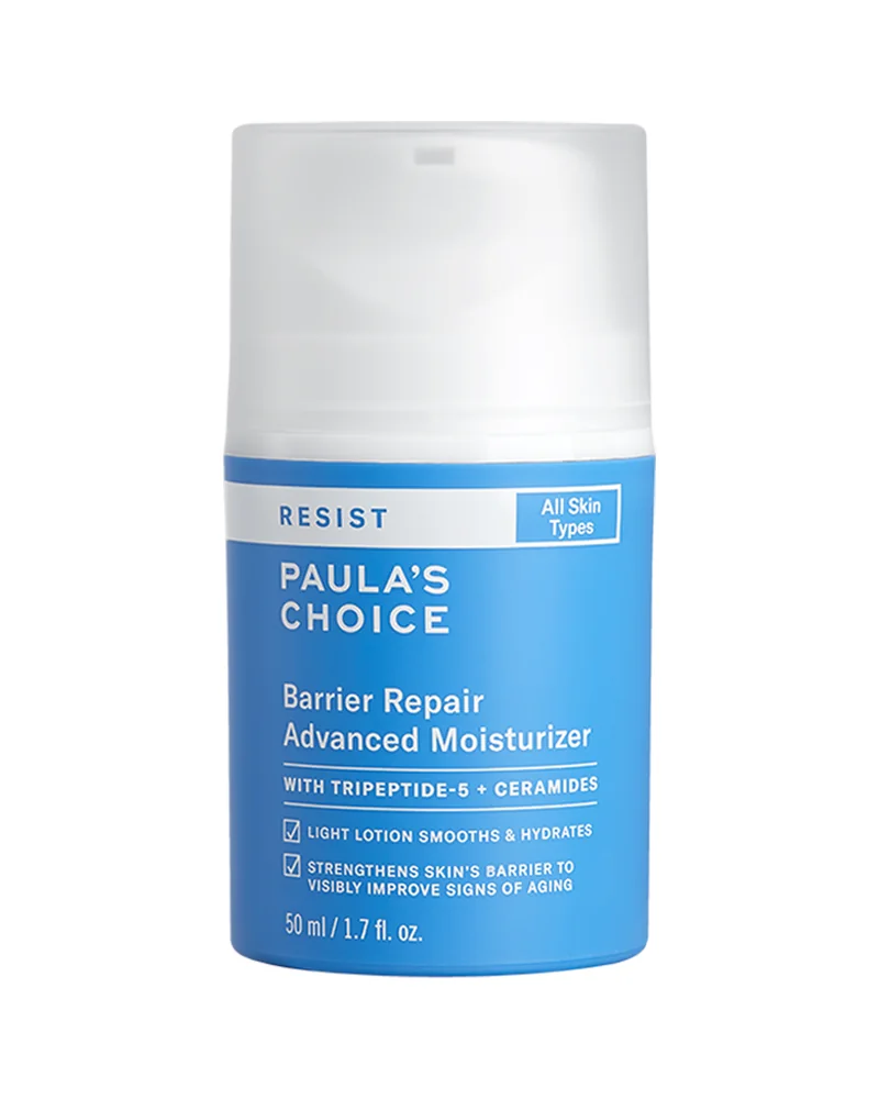 Envase de Resist Barrier Repair Advanced Moisturizer sobre fondo blanco