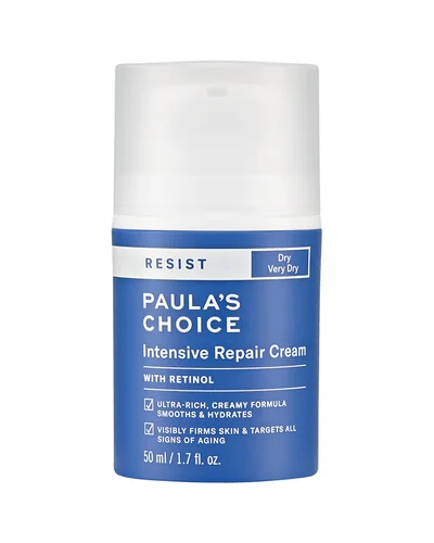 Envase de Resist Intensive Repair Cream sobre fondo blanco