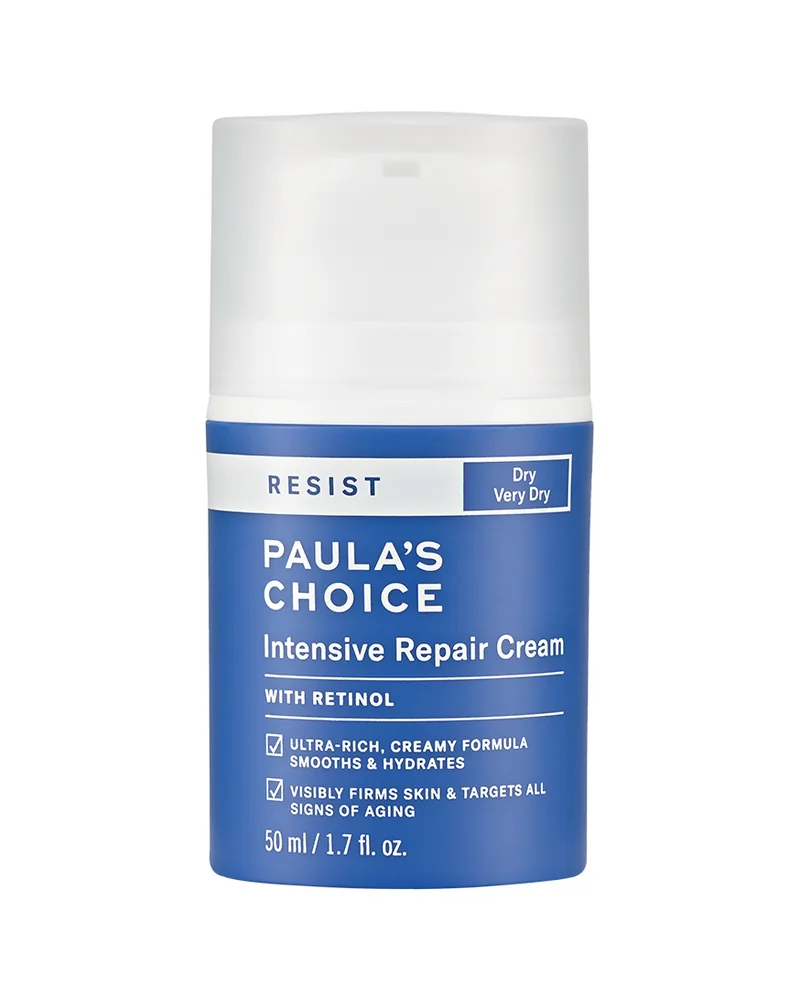 Envase de Resist Intensive Repair Cream sobre fondo blanco