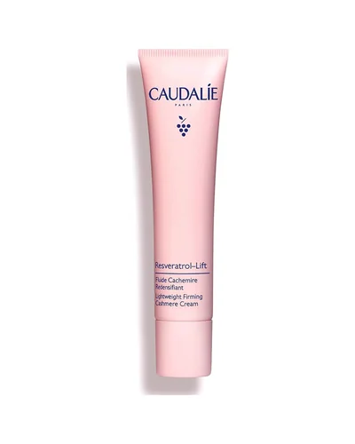 Envase de Resveratrol-Lift Fluido Cachemir sobre fondo blanco