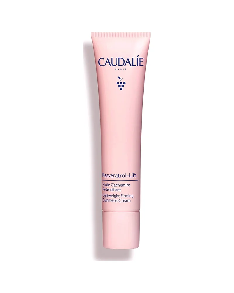 Envase de Resveratrol-Lift Fluido Cachemir sobre fondo blanco