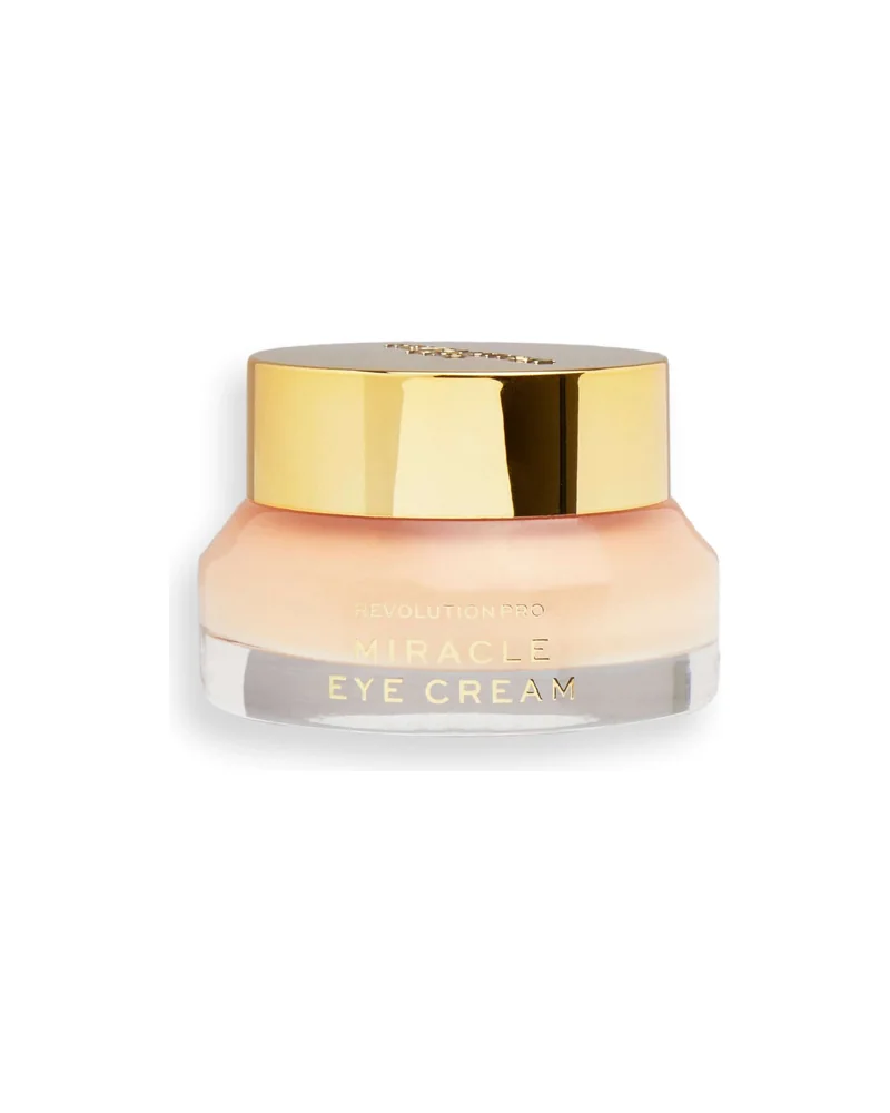 Envase de Pro Miracle Eye Cream sobre fondo blanco