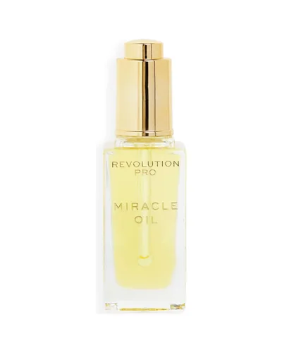 Envase de Pro Miracle Oil sobre fondo blanco