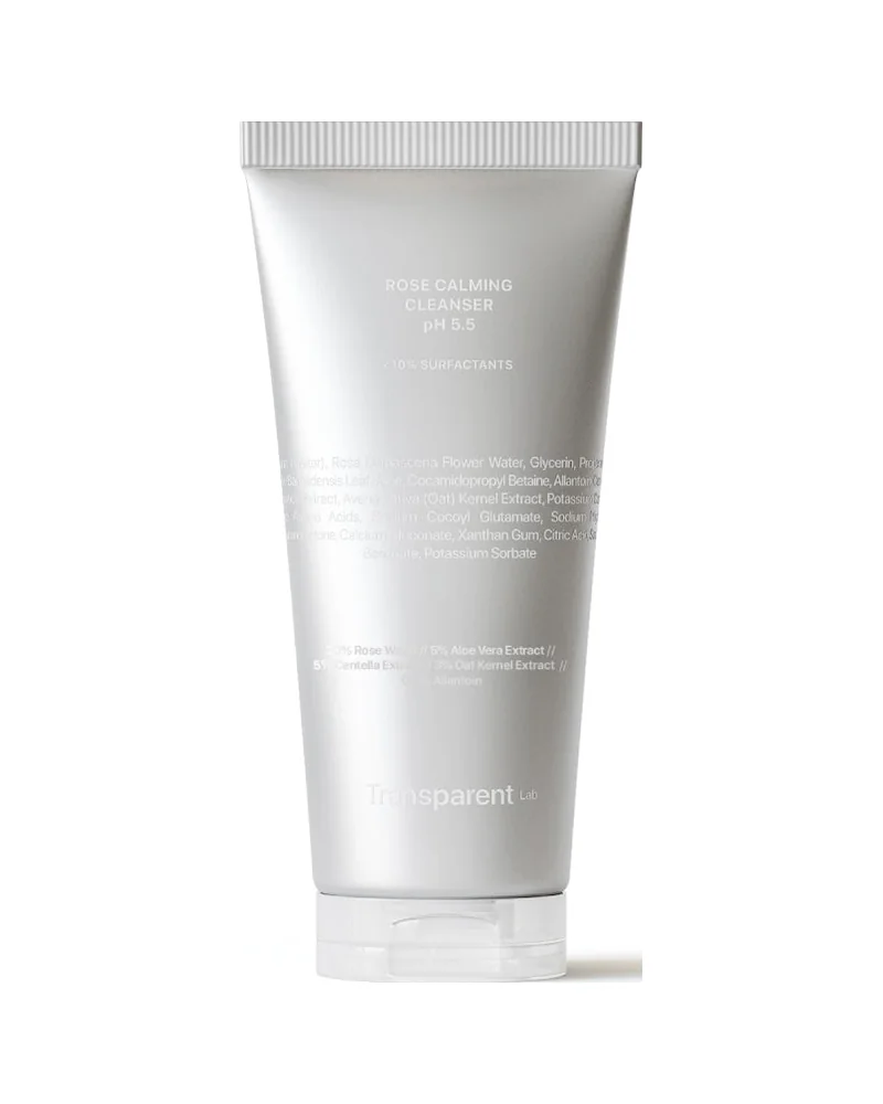 Envase de Rose Calming Cleanser pH 5.5 sobre fondo blanco