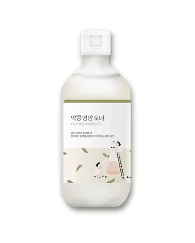 Envase de Soybean Nourishing Toner sobre fondo blanco