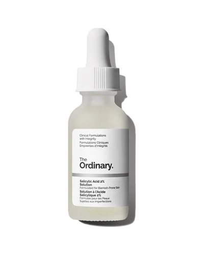 Envase de Salicylic Acid 2% Solution sobre fondo blanco