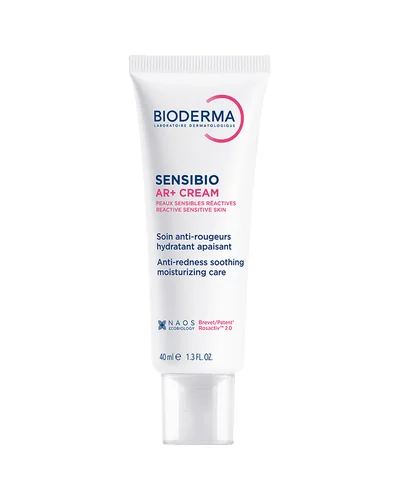 Envase de Sensibio AR+ sobre fondo blanco
