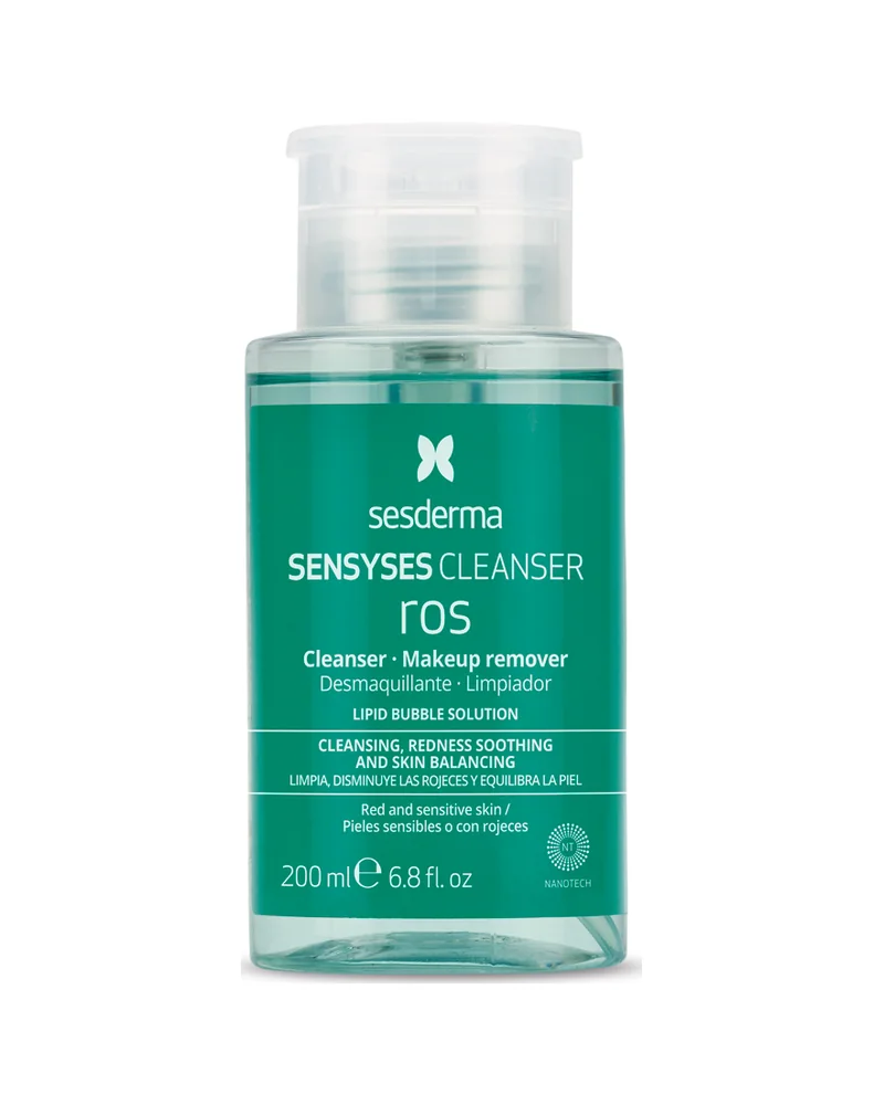 Envase de Sensyses Cleanser Ros sobre fondo blanco
