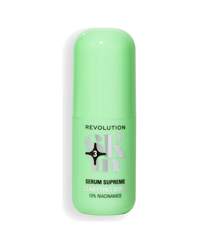 Envase de Serum Supreme 10% Niacinamide Clarifying Serum sobre fondo blanco