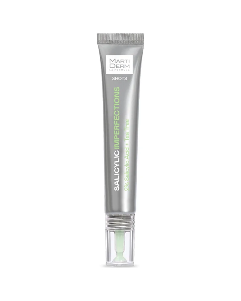 Envase de Shot Salicylic Imperfections sobre fondo blanco