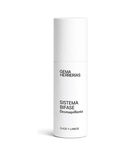 Envase de Sistema Bifase sobre fondo blanco
