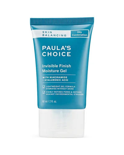 Envase de Skin Balancing Invisible Finish Moisture Gel sobre fondo blanco