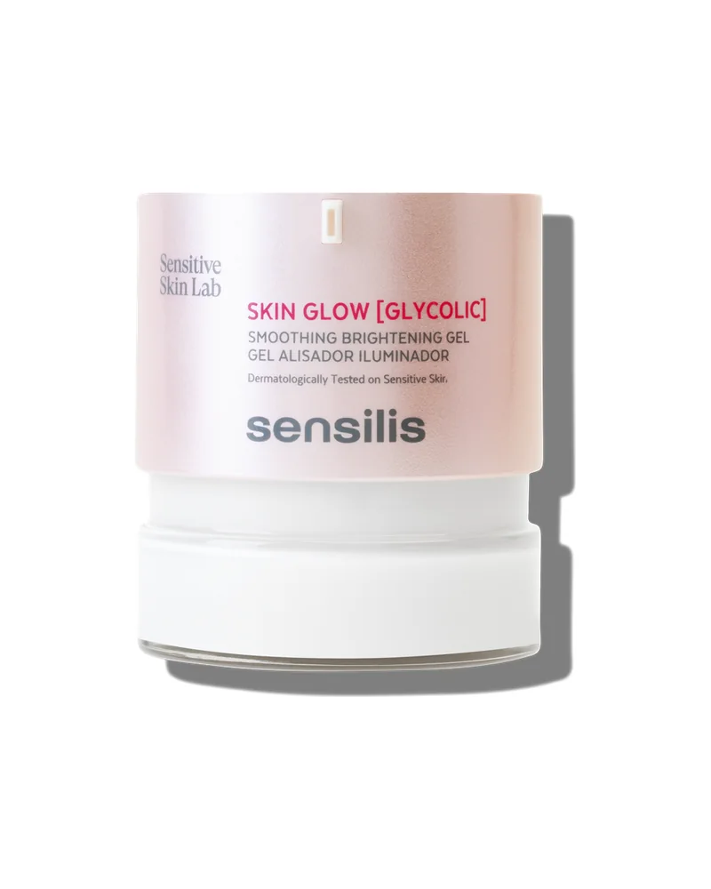 Envase de Skin Glow Glycolic sobre fondo blanco