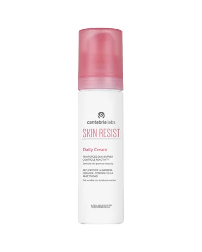 Envase de Skin Resist Daily Cream sobre fondo blanco