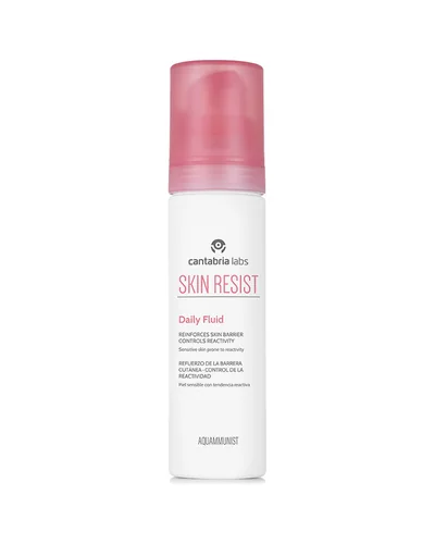 Envase de Skin Resist Daily Fluid sobre fondo blanco