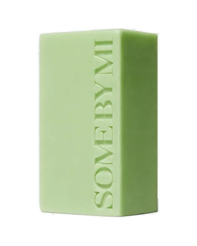Pastilla AHA·BHA·PHA 30 Days Miracle Cleansing Bar sobre fondo blanco