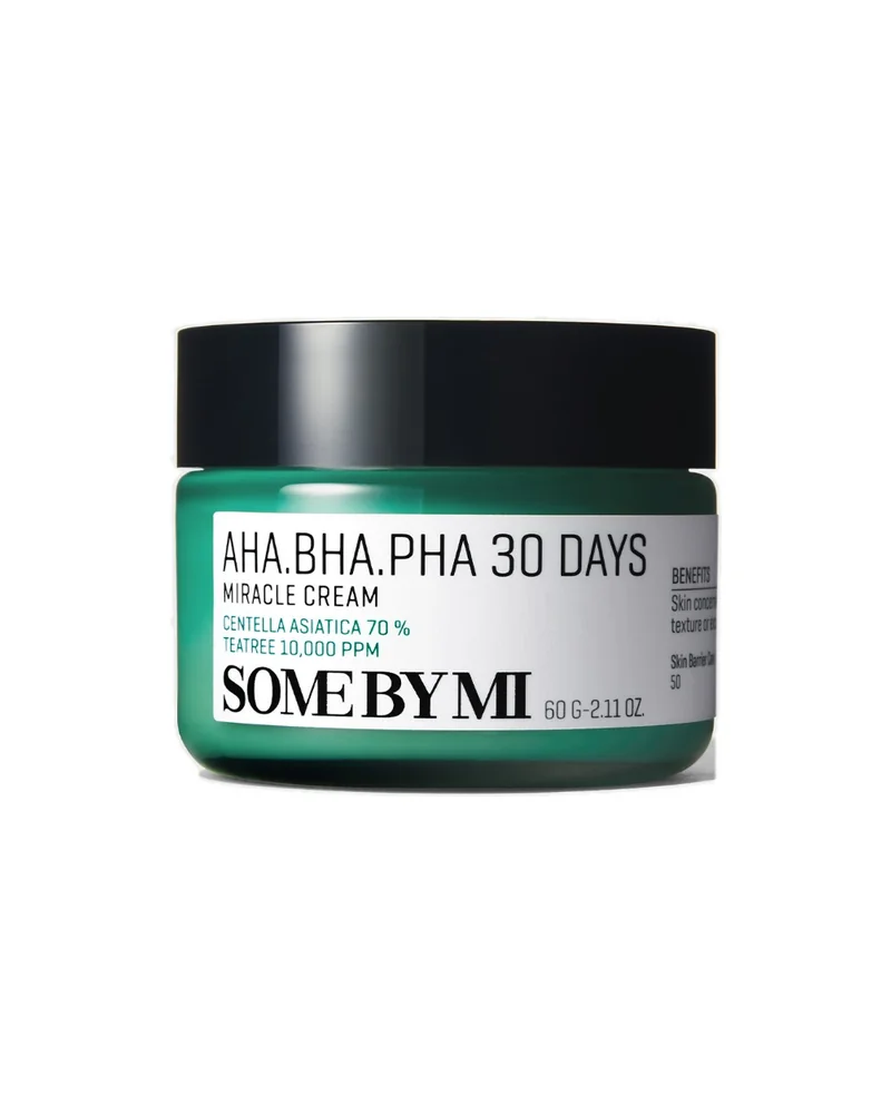 Envase de AHA·BHA·PHA 30 Days Miracle Cream sobre fondo blanco