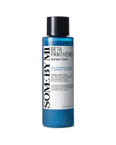 Envase de Beta Panthenol Repair Toner sobre fondo blanco