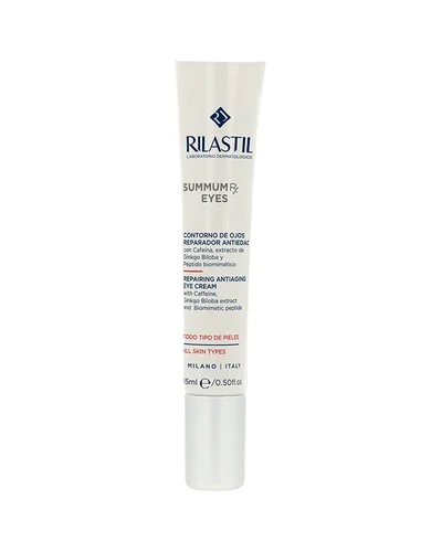 Envase de Summum Rx Contorno de Ojos sobre fondo blanco