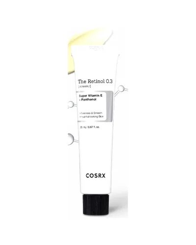 Envase de The Retinol 0.3 Cream sobre fondo blanco