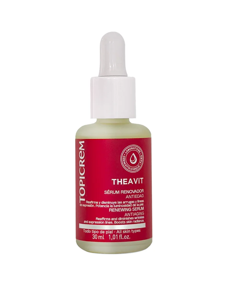 Frasco cuentagotas de Theavit Sérum Renovador sobre fondo blanco