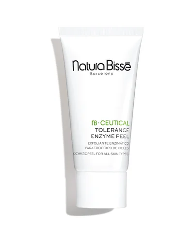 Envase de Tolerance Enzyme Peel sobre fondo blanco