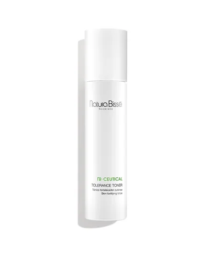 Envase de Tolerance Toner sobre fondo blanco