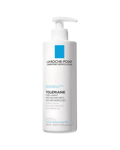 Envase de Toleriane Crema Limpiadora sobre fondo blanco