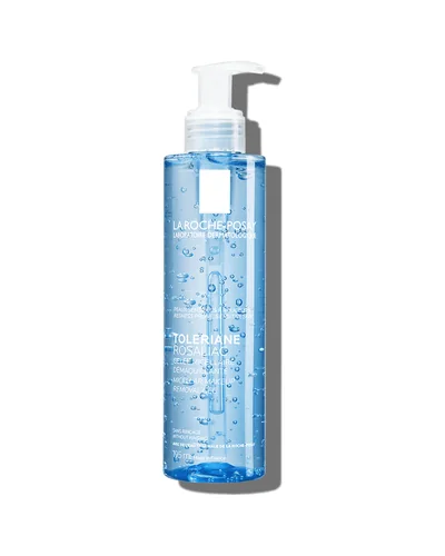 Envase de Toleriane Rosaliac Gel Micelar sobre fondo blanco