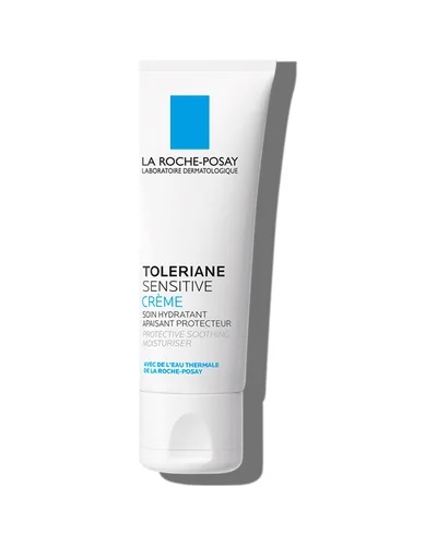 Envase de Toleriane Sensitive Crema sobre fondo blanco