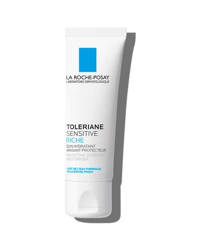 Envase de Toleriane Sensitive Rica sobre fondo blanco