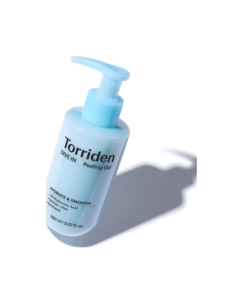 Envase de Dive In Peeling Gel sobre fondo blanco