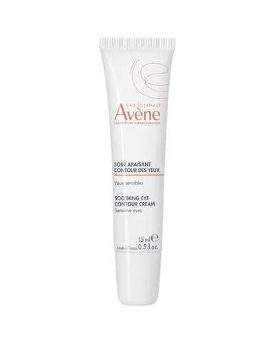 Envase de Tratamiento calmante contorno de ojos sobre fondo blanco