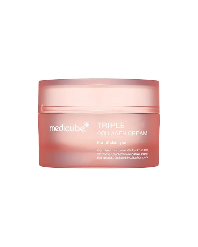 Tarro de Triple Collagen Cream sobre fondo blanco