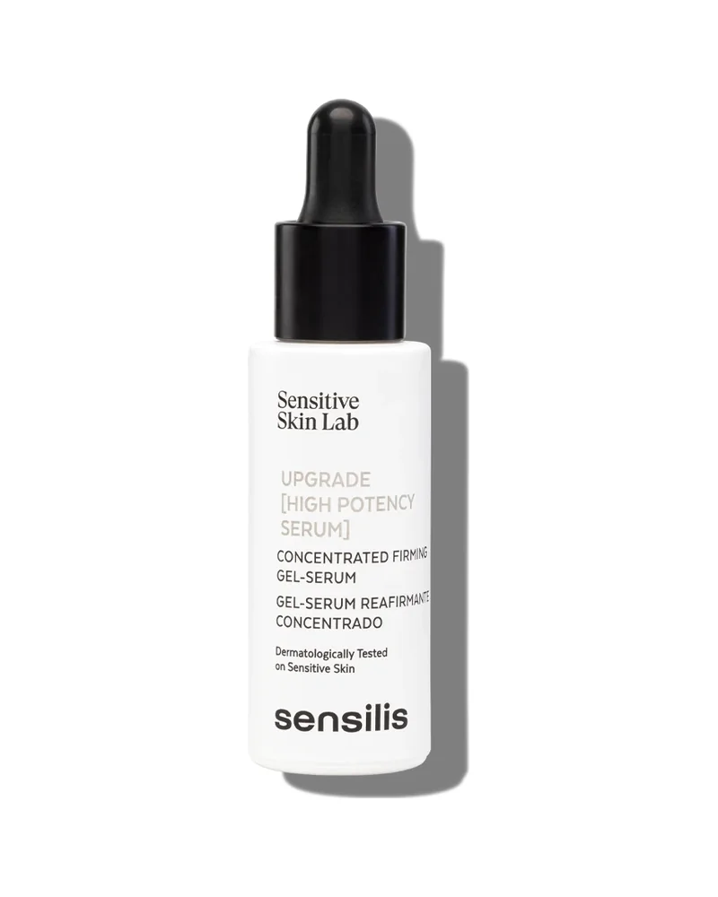 Envase de Upgrade High Potency Serum sobre fondo blanco