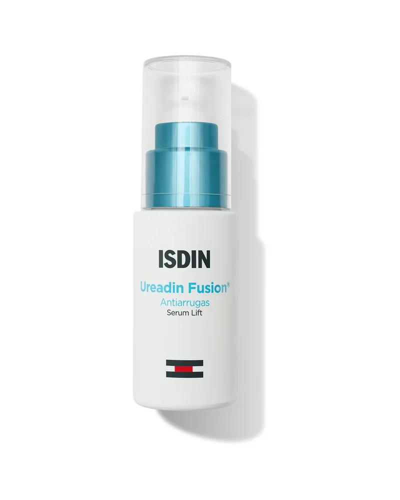 Envase de Ureadin Fusion Serum sobre fondo blanco