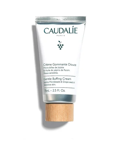 Envase de Vinoclean Crema Exfoliante Suave sobre fondo blanco