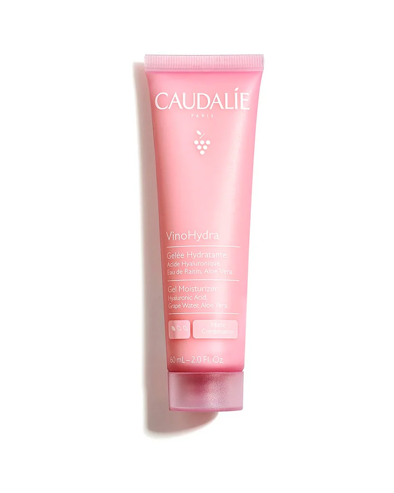 Envase de VinoHydra Gelcream Hidratante sobre fondo blanco