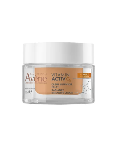 Envase de Vitamin Activ Cg Crema sobre fondo blanco