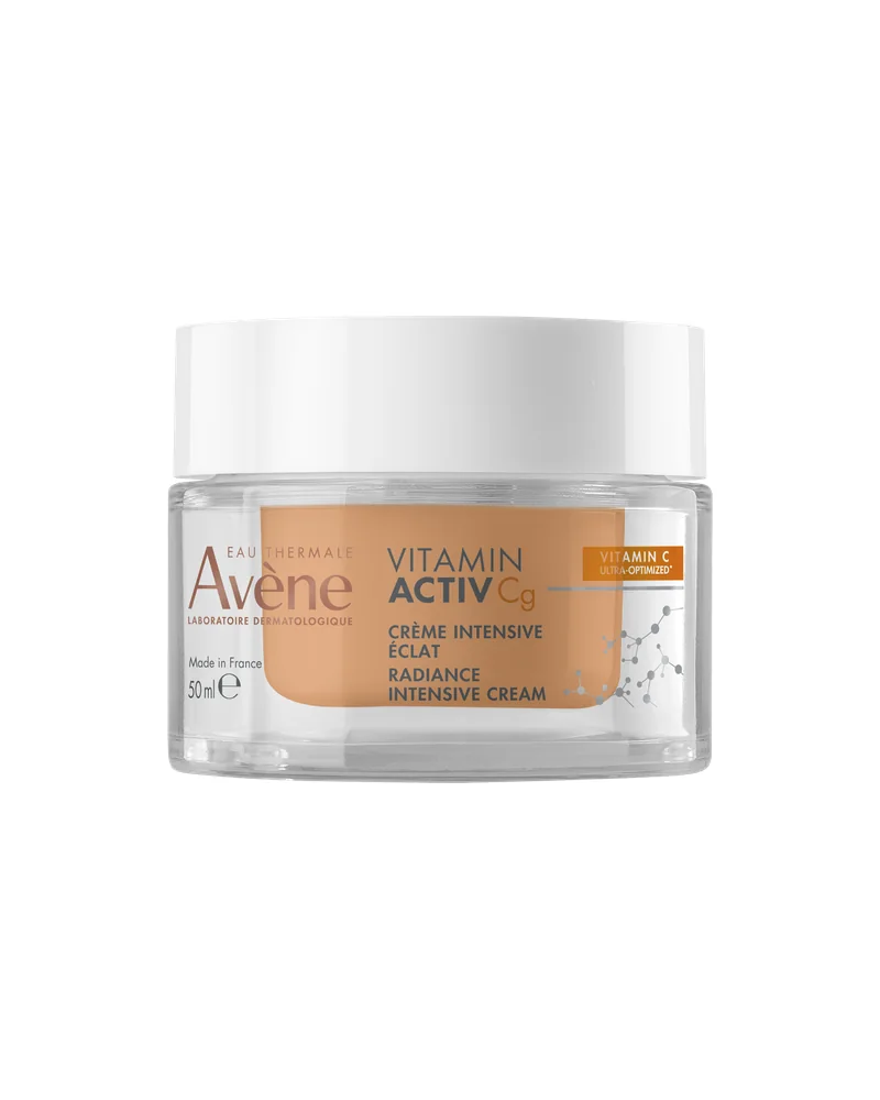 Envase de Vitamin Activ Cg Crema sobre fondo blanco