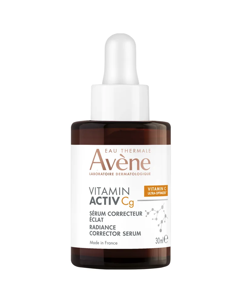 Envase de Vitamin Activ Cg Sérum sobre fondo blanco